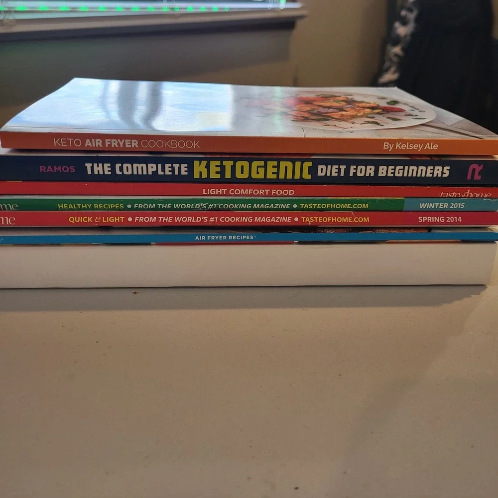 Healthy Cookbook Lot Keto Air Fryer Diet Weight Loss Taste of‎ Home Recipes